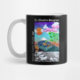 Four Seasons - Black Mug